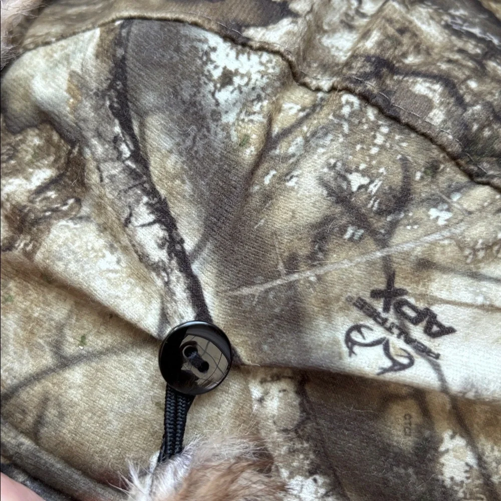 Realtree APX Hot Shot 3M Thinsulate,Odor X,faux fur,quilt lined earflap/trapper